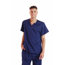 Banu John Unisex V-Neck Medical Scrub Top