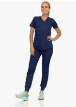 Medichic Ladies Stretch Jogger Scrub Set