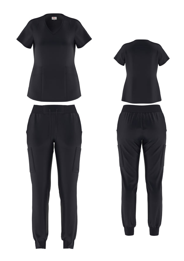 BHU Yoga Jogger Scrubs Set for Ladies